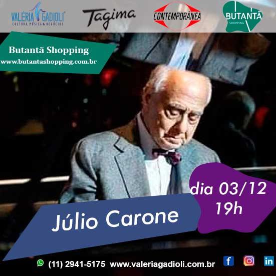 Butantã Shopping – Projeto Natal Musical – Júlio Carone – 03-12-2021