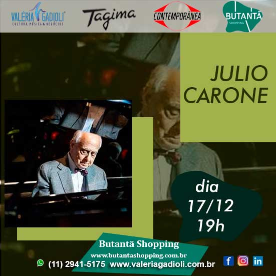 Butantã Shopping – Projeto Natal Musical – Júlio Carone – 17-12-2021 